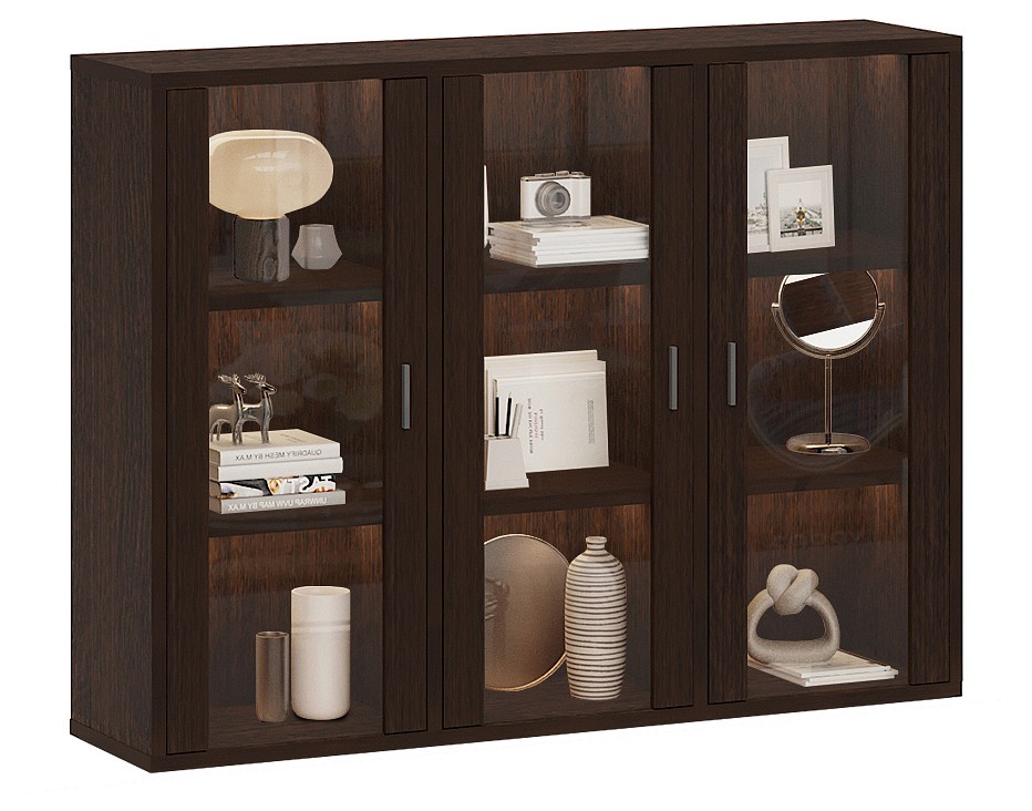 Тумба-витрина Домино СУ(ш3в1)+3ФС