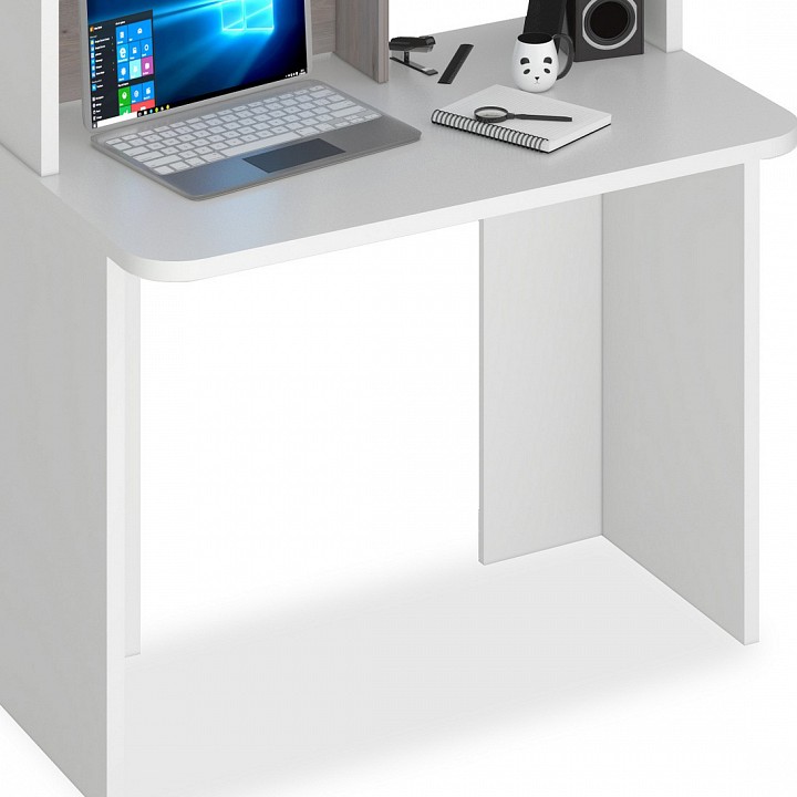 Стол компьютерный Домино Lite СКЛ-Прям100Р+НКЛ-100