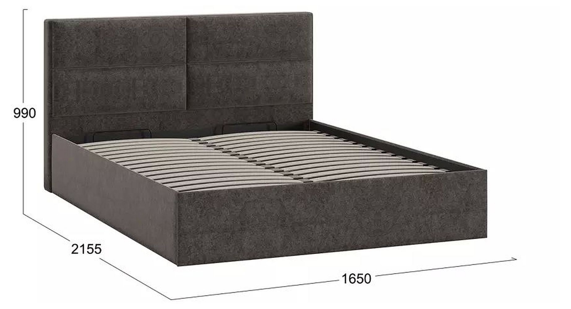 Кровать двуспальная Глосс