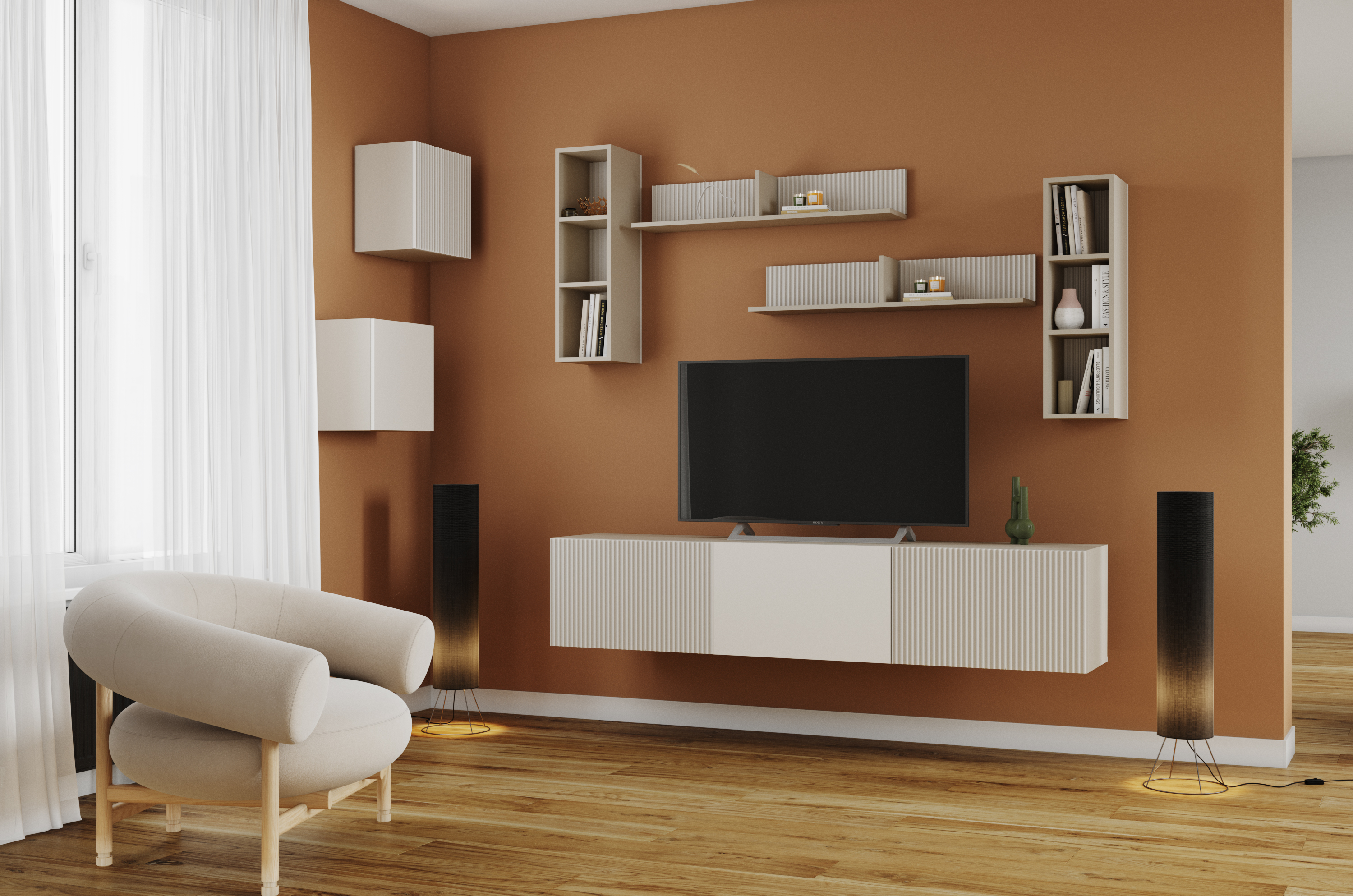 Гостиная Сириния Комод кашемир/сантьяго софт