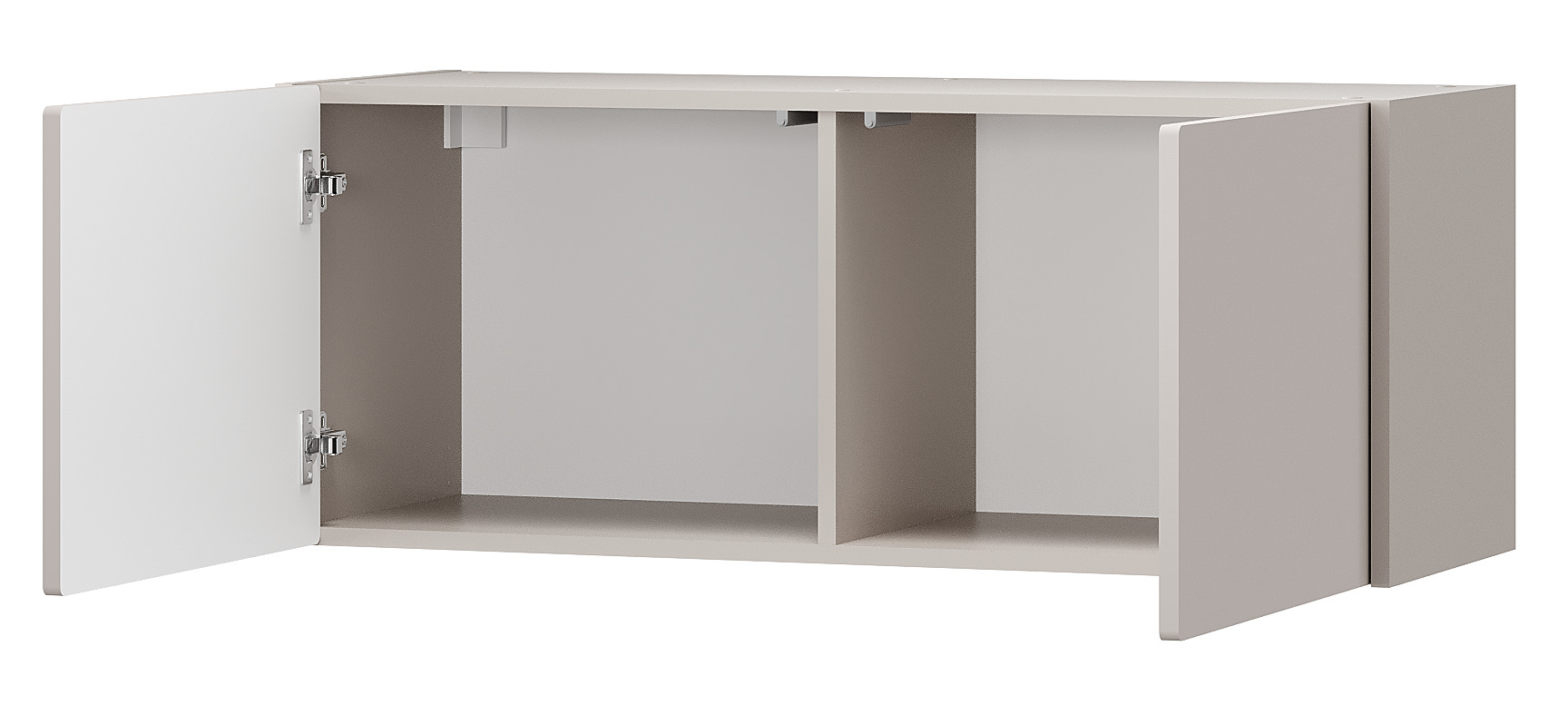 Шкаф 2-х створчатый "Пандора" ШК-01 Кашемир/MF03 с антресолью