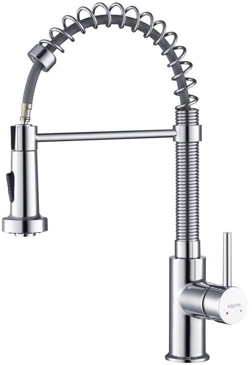 AQ1387CR ЕВРОПА смеситель для кухни 2 jet (профессиональный) AQ1387CR ЕВРОПА смеситель для кухни 2 jet (профессиональный)