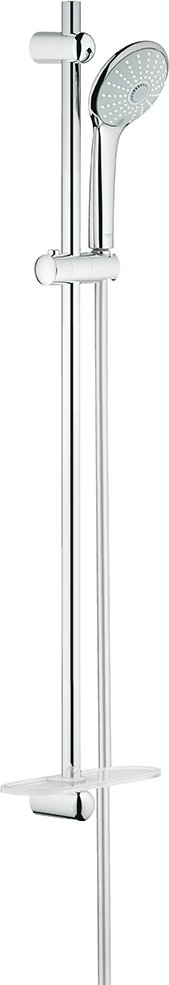27226001 Euphoria Massage 110 Душевой гарнитур III, душевая штанга 900 мм, шланг 1750 мм, полочка, хром
