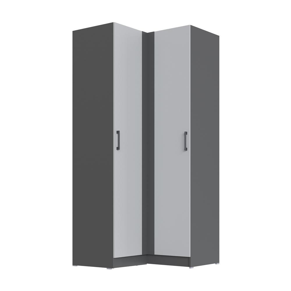 Шкаф угловой Вегас, Графит серый, Камень серый