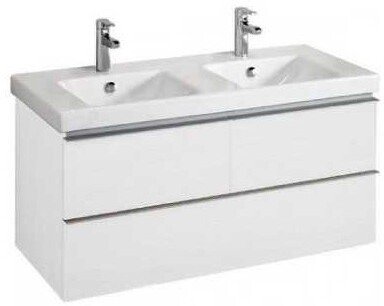 ODEON UP EB892RU-J5 Тумба под раковину 120см, цвет блестящий белый