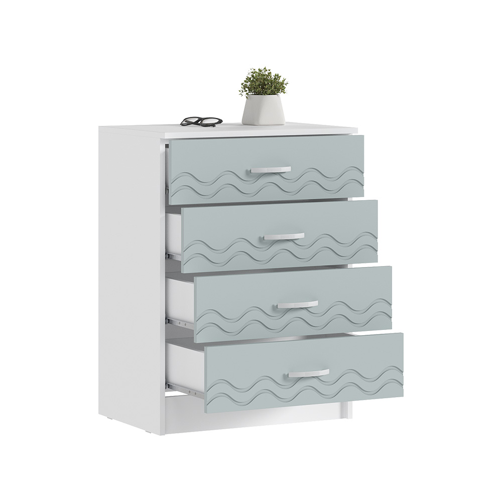 Комод Юниор-2, Шарли Бриз, Белый Комод Юниор-2, Шарли Бриз, Белый