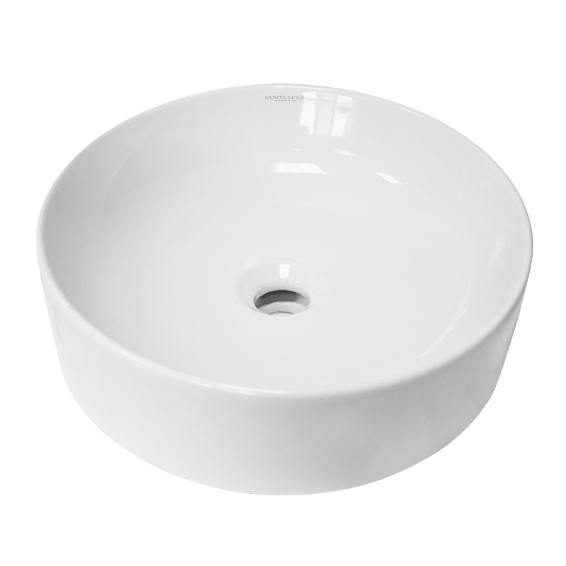 BEST SLIM Умывальник накладной 40 см Белый S1 (WB.CT/Best/40-N.Slim/WHT.G/S1)