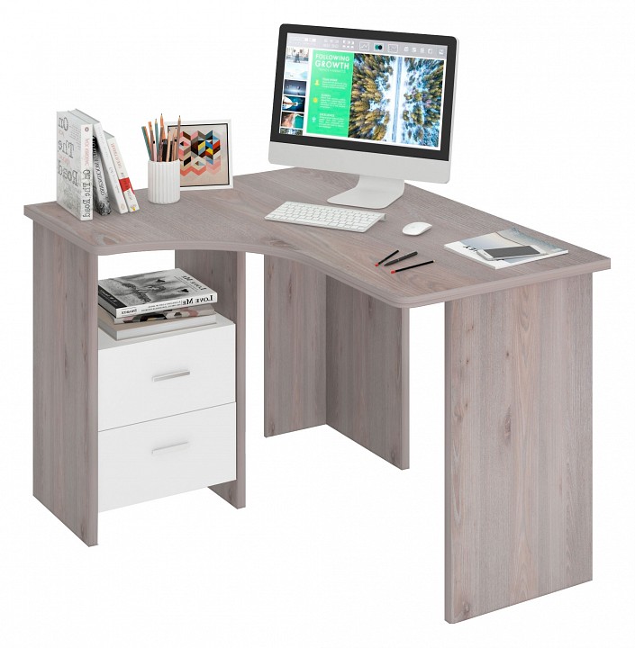 Стол письменный Домино Лайт СКЛ-Угл 120