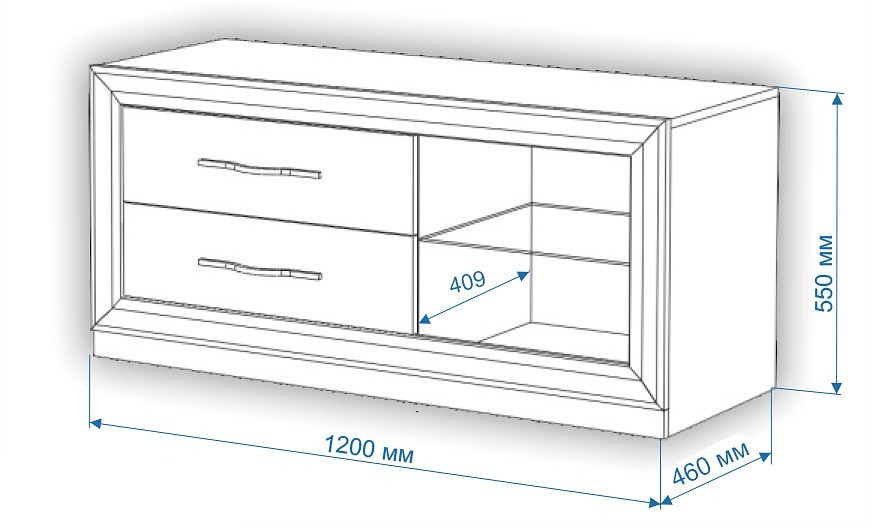 Тумба под ТВ Нобиле КА120