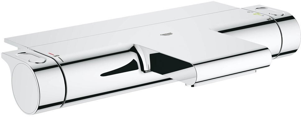 34464001 Grohtherm 2000 New Термостатический смеситель для ванны с полочкой, хром 34464001 Grohtherm 2000 New Термостатический смеситель для ванны с полочкой, хром