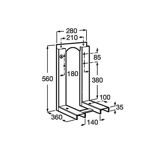 822091001 Каркасная рама