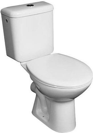 ZETA 2539.6.000.242.1 комб.унитаз, гориз.выпуск, нижний подвод воды