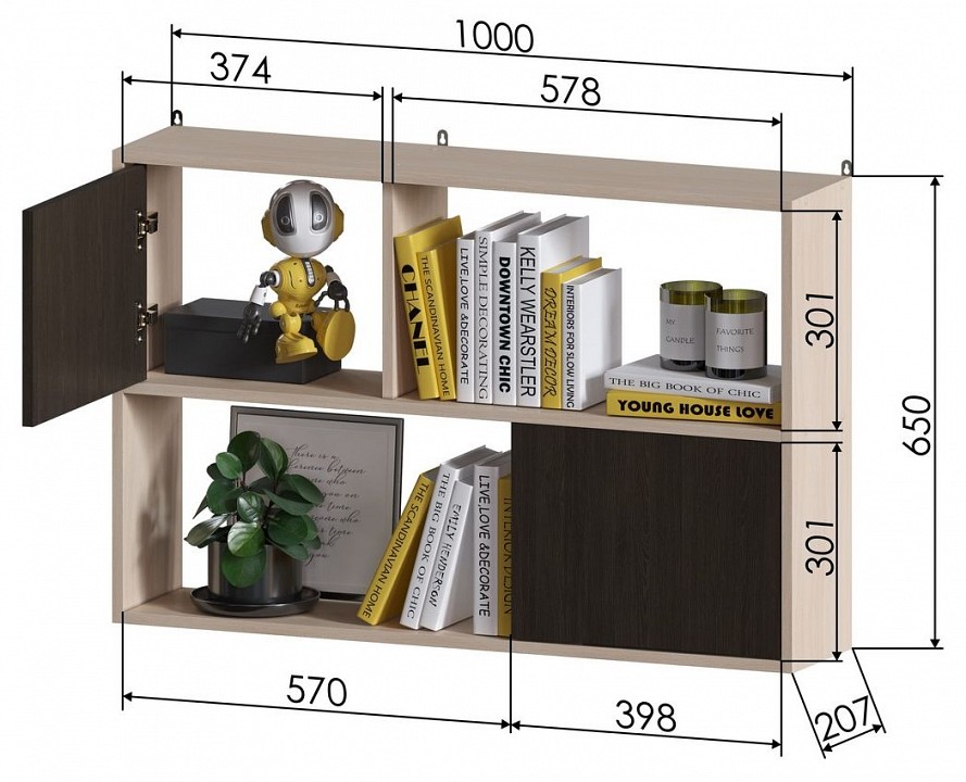 Полка комбинированная ПД-1