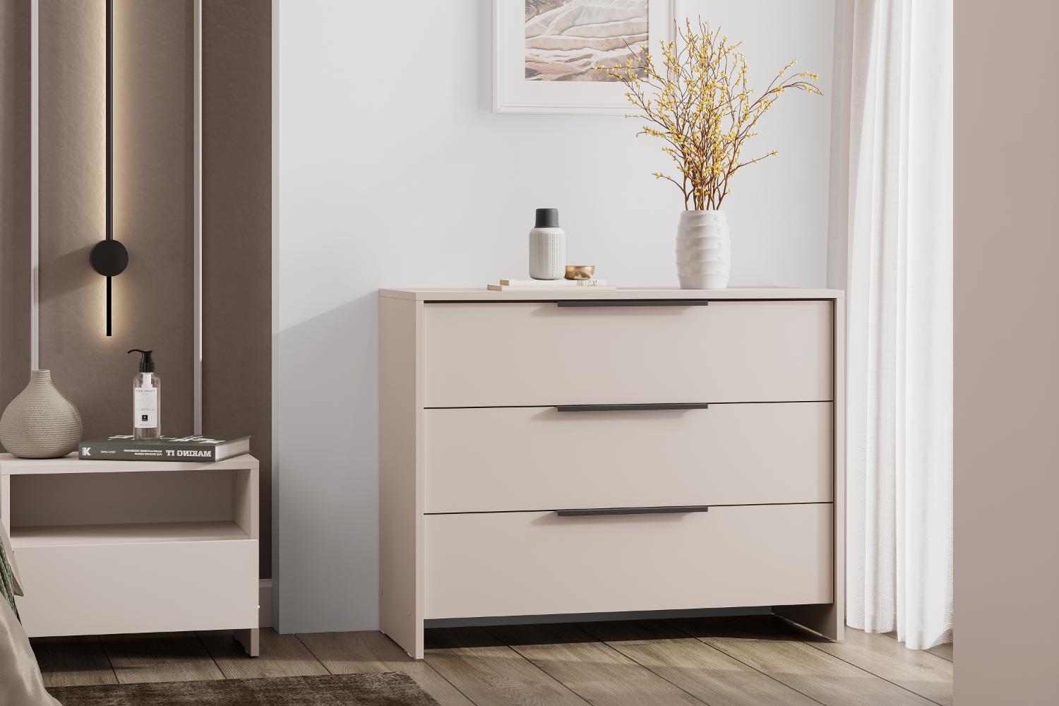 Комод 3 ящика Камелия 1, Меланж