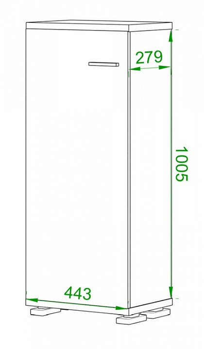 Тумба Домино ПУ-10-2