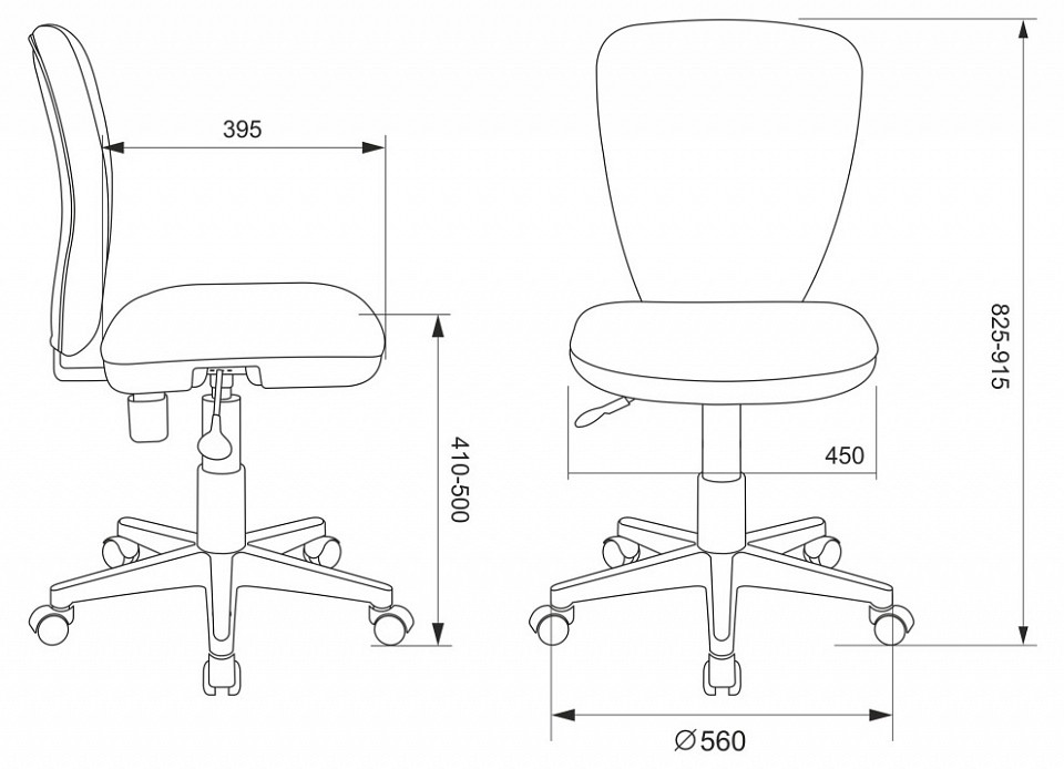 Стул компьютерный KD-W10 Стул компьютерный KD-W10