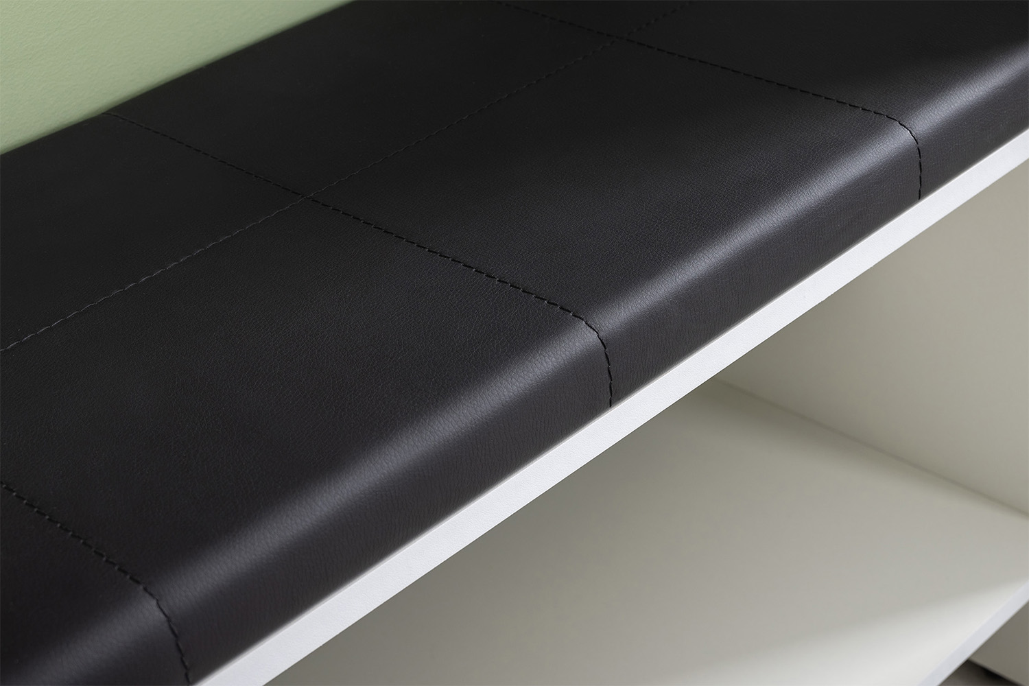 Тумба для обуви Эйр 16.130, Белый шагрень