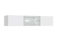 Тумба под ТВ Флорис белый глянец / белая