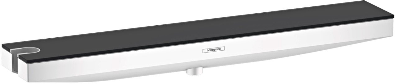 26843700 HG Rainfinity настенный держатель Porter 500 мм с полкой левой матовый белый