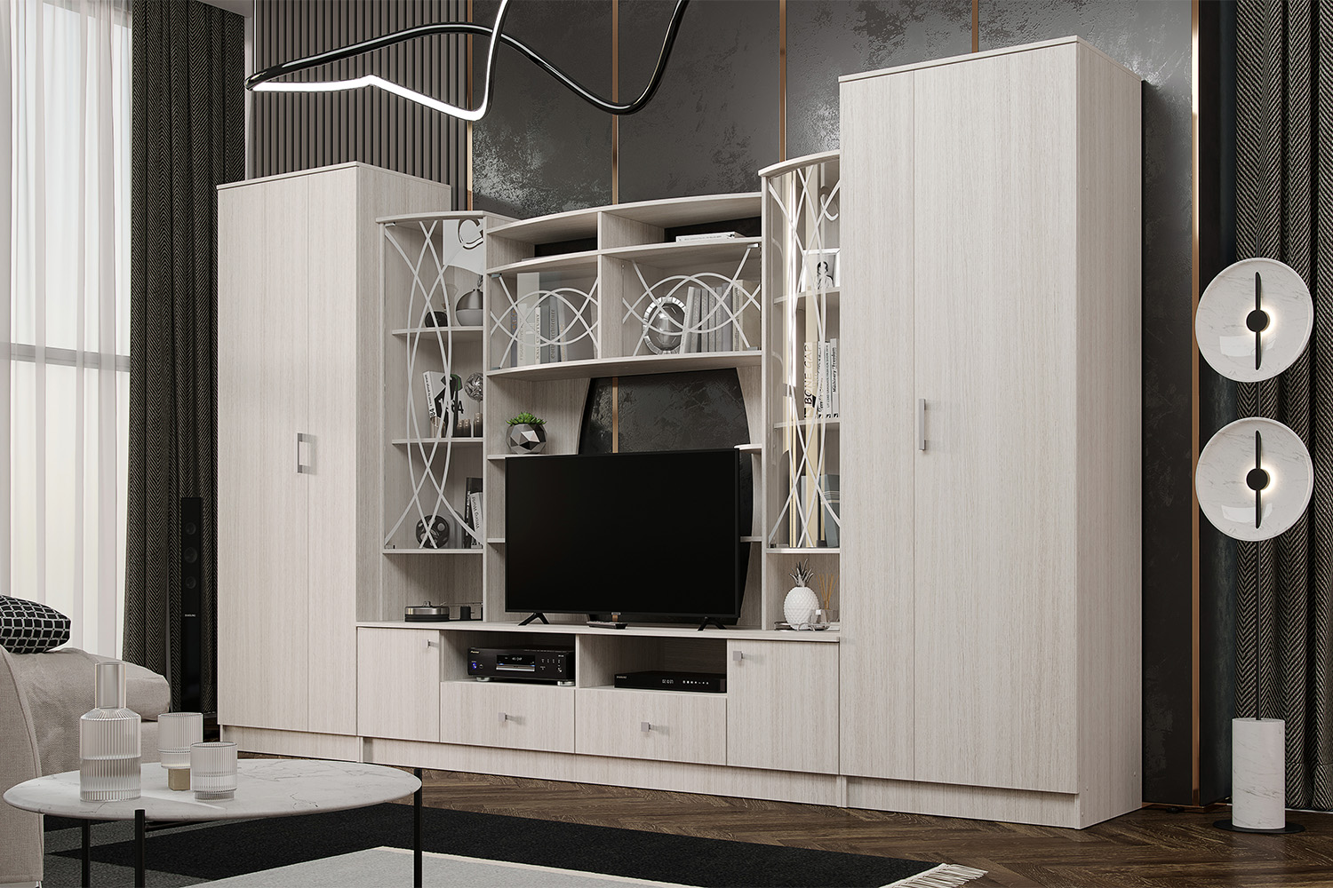 Гостиная Женева, Сандал светлый