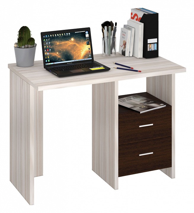 Стол письменный Домино Лайт СКЛ-Прям100