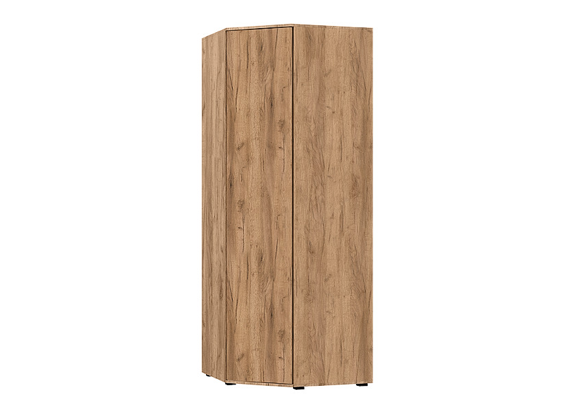 Шкаф угловой Соренто, Дуб крафт, Бетон темный