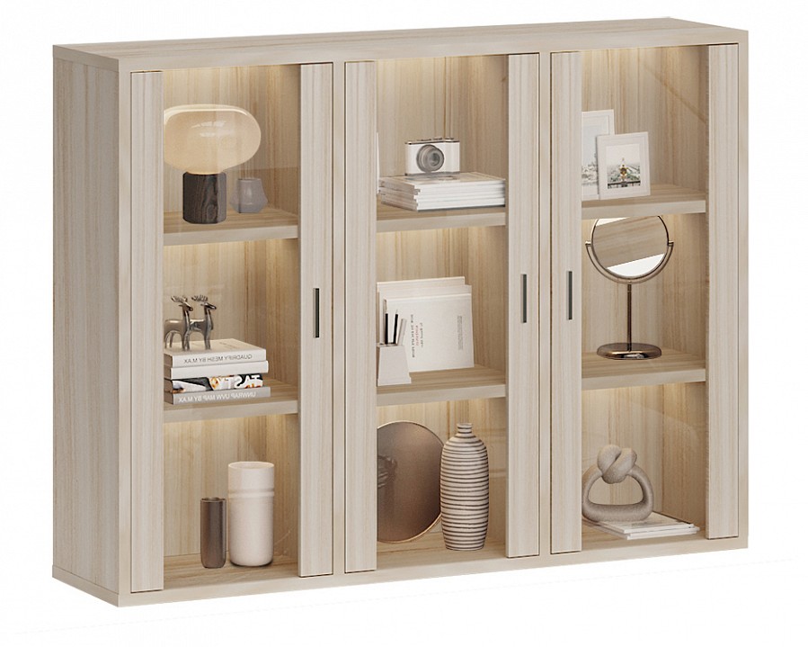 Тумба-витрина Домино СУ(ш3в1)+3ФС