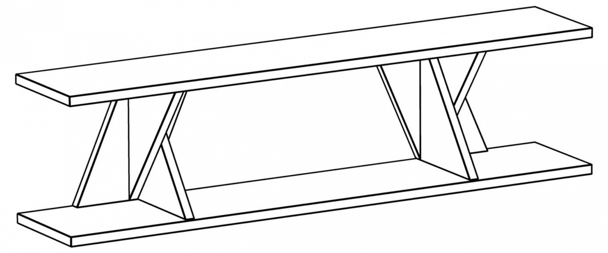 Полка навесная Xeno
