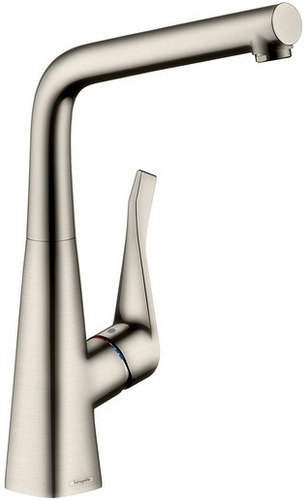 14883800 HG Metris Select смеситель для кухни сталь