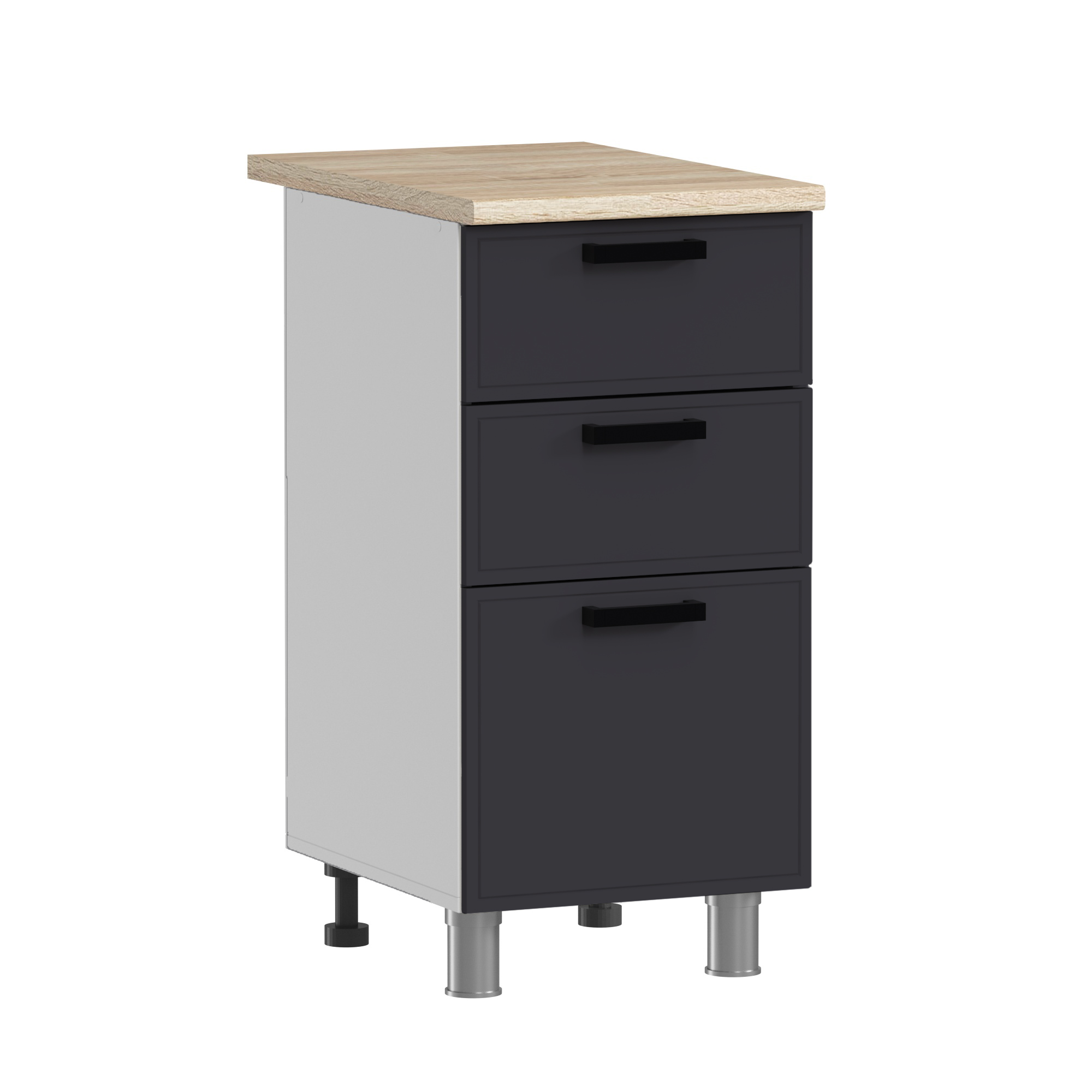 ГК Аленушка 2 м Магнолия Кашемир/Сталь,скоба черный,сонома