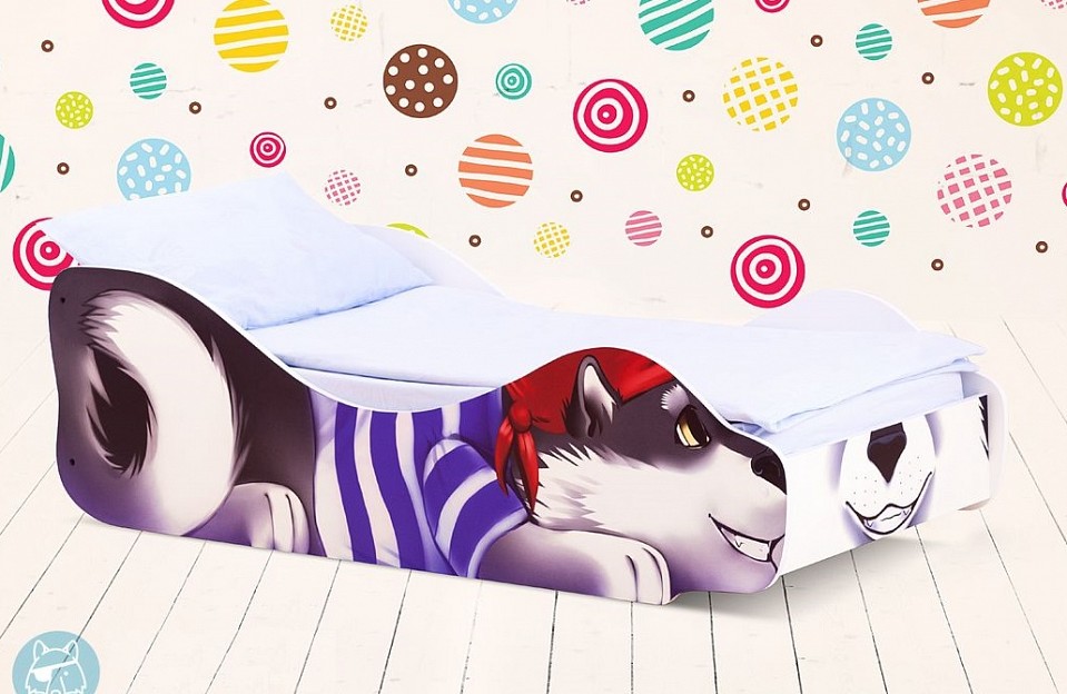 Кровать Волчёнок Пират