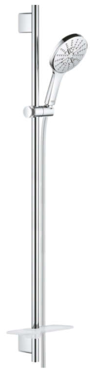 26578000 Rainshower SmartActive 130 Душевой гарнитур III, душевая штанга 900 мм, шланг 1750 мм, полочка, хром 26578000 Rainshower SmartActive 130 Душевой гарнитур III, душевая штанга 900 мм, шланг 1750 мм, полочка, хром