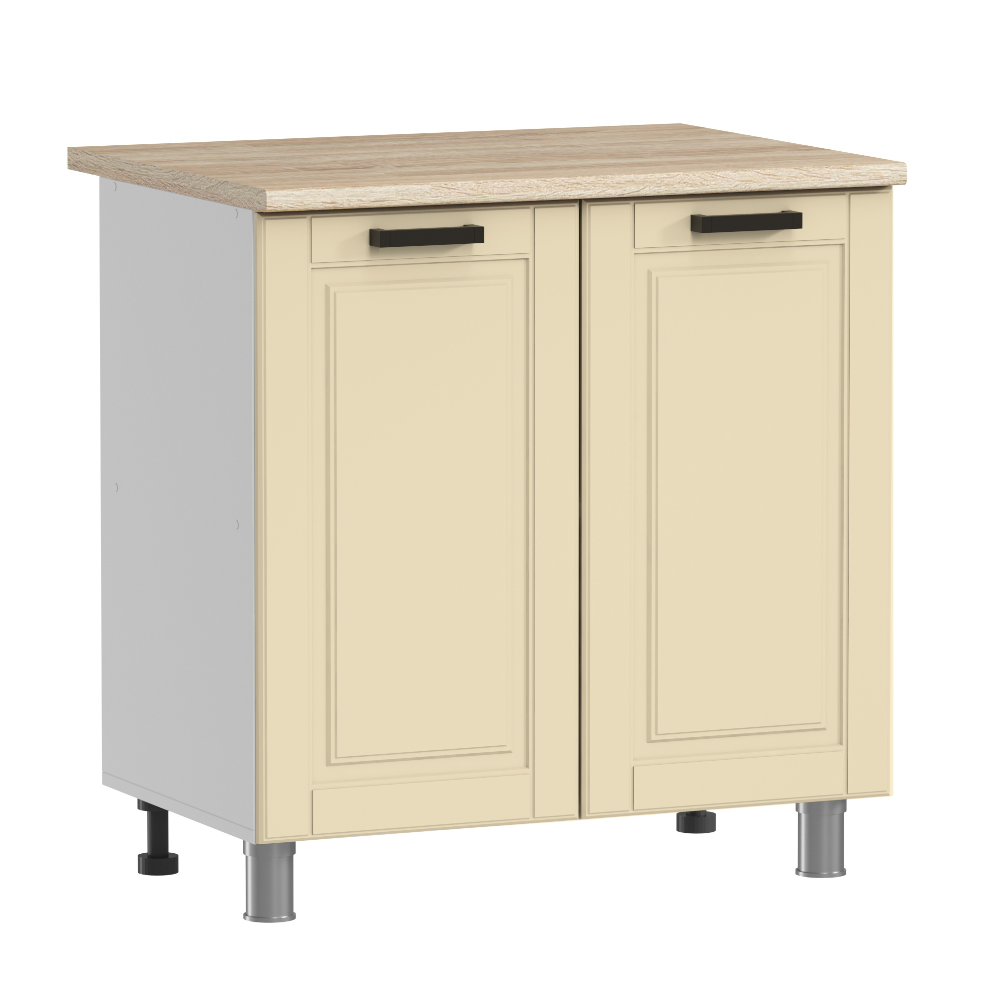 МК Аленушка Н 800 Астра Крем,скоба черный (без столешницы)