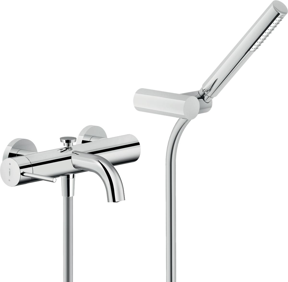 VE125110CR VELIS смеситель для ванны с душевым набором