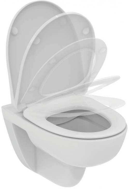 T471601 Безободковый подвесной унитаз, технология RimLS+, глубокий смыв. Сидение и крышка T467501 или T467601 заказывается дополнительно. Без крепежа.