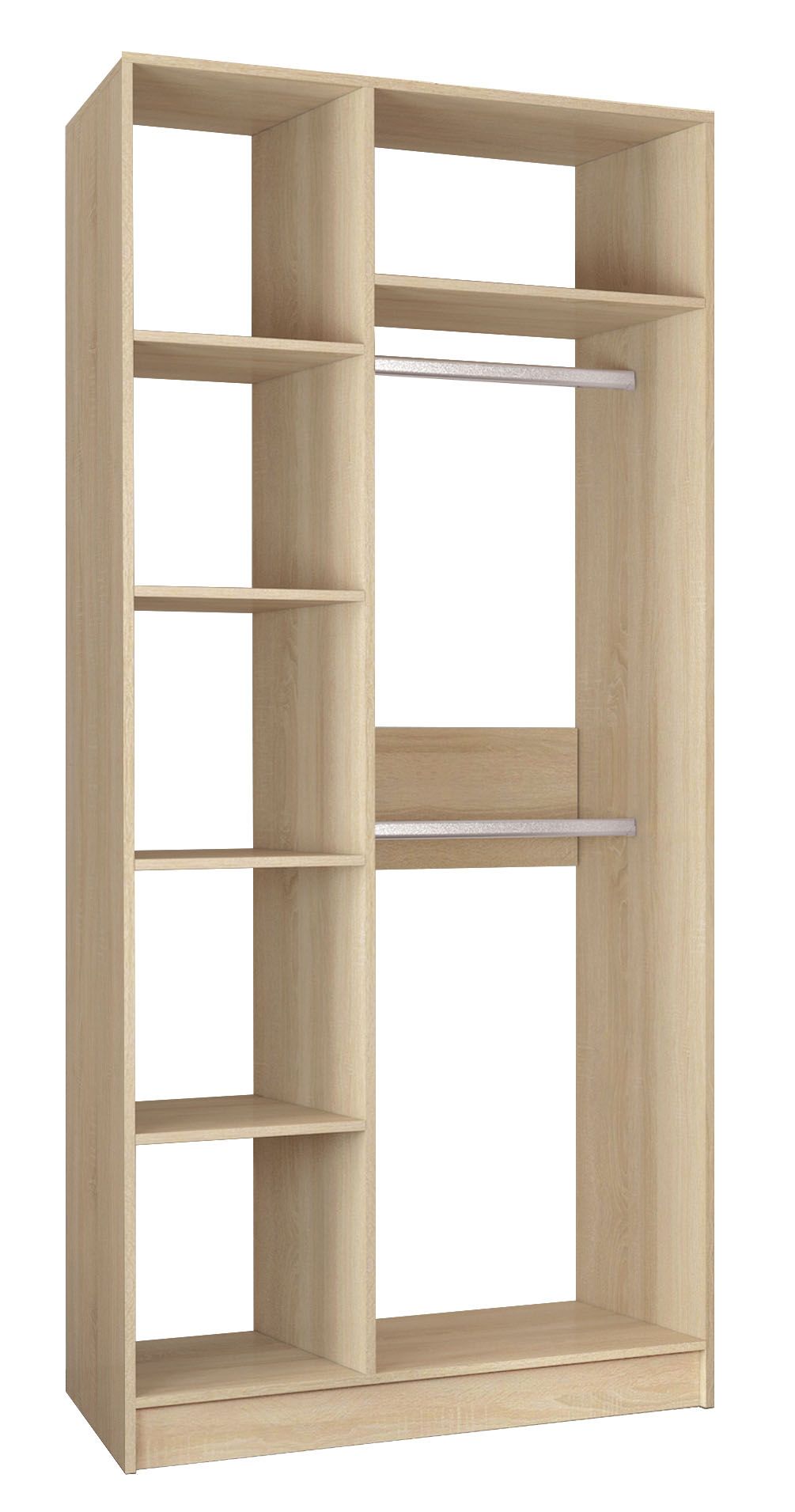 Шкаф 2-х створчатый Мадлен (Дуб шале мореный)