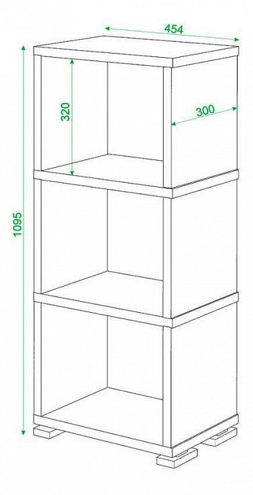 Стеллаж Домино СБ-15/3