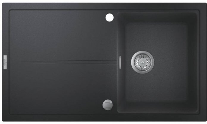 31640AT0 K400 Композитная мойка с крылом,860 x 500 мм, цвет серый гранит (AT0) (3 шт.-пал.)