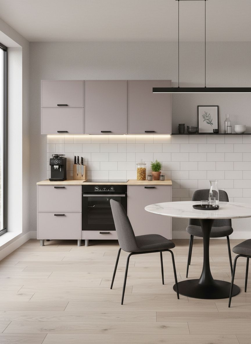 МК Аленушка 1,8м Магнолия Кашемир,скоба черный,сонома