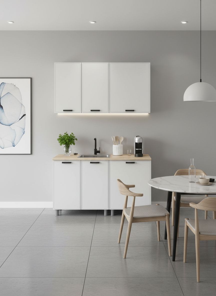 МК Аленушка 1,4м Магнолия Молочный,скоба черный,сонома