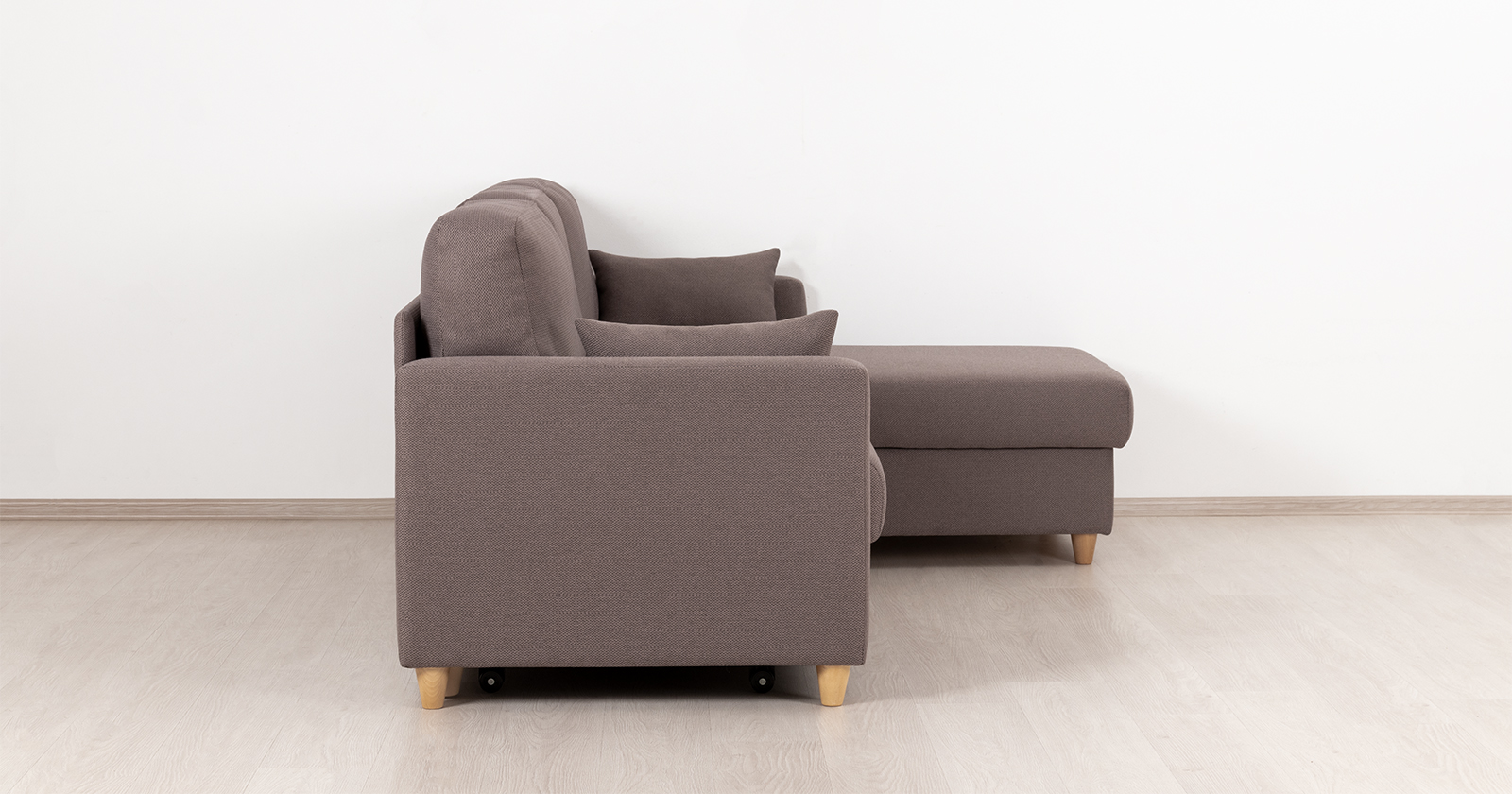 Диван кровать угловой Дилан, Коричневый