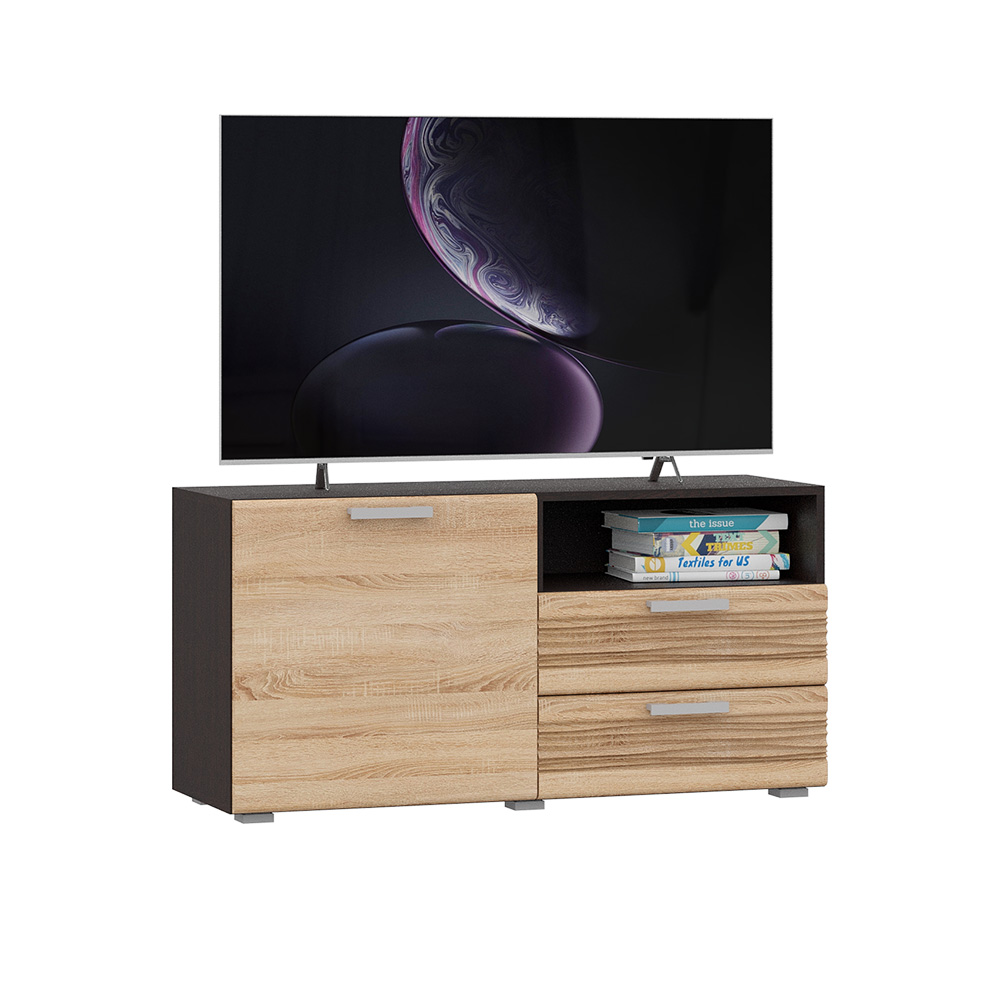 Тумба ТВ Асти ТБ-005, Дуб сонома, Венге