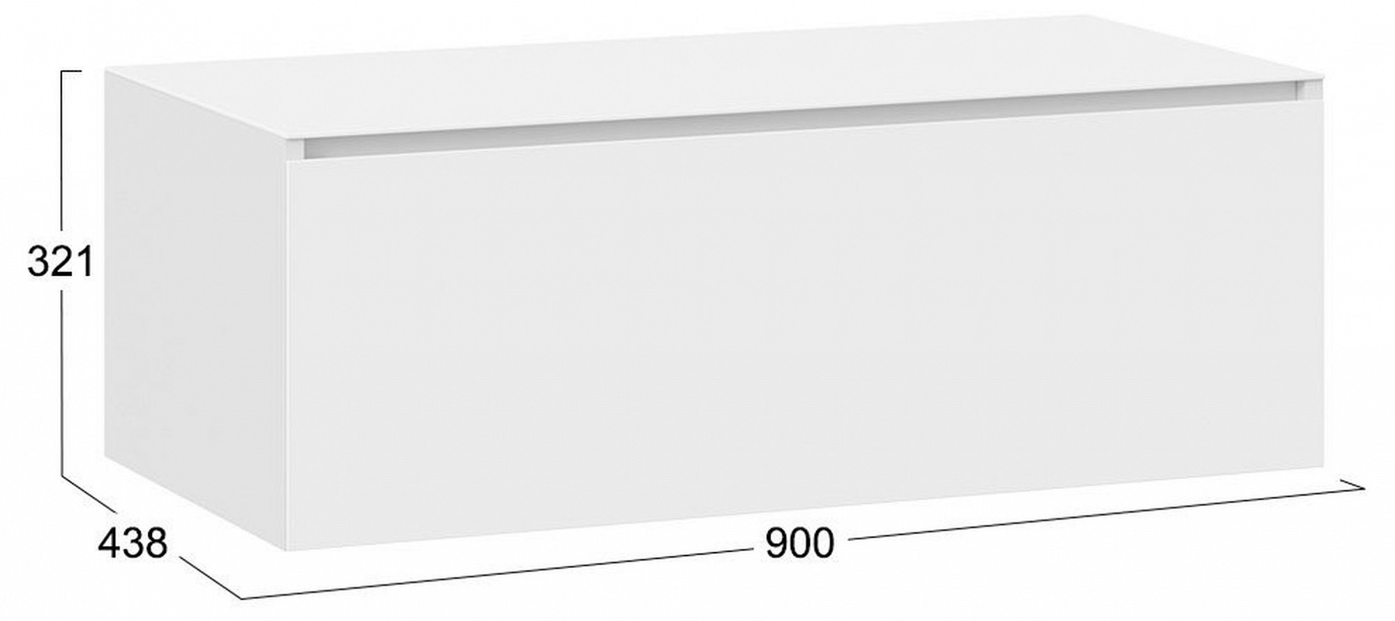 Тумба под ТВ Глосс ТД 319.03.12