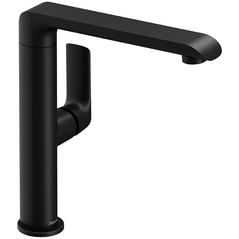 Смеситель для умывальника без донного клапана с поворотным изливом FL 016.20 черный