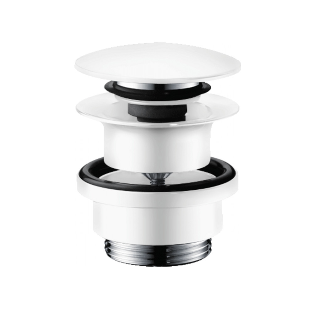 50100700 HG Push-open сливной набор для раковины матовый белый 50100700 HG Push-open сливной набор для раковины матовый белый