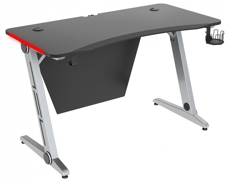 Стол компьютерный CS-GTZ-SL-CARBON-RED