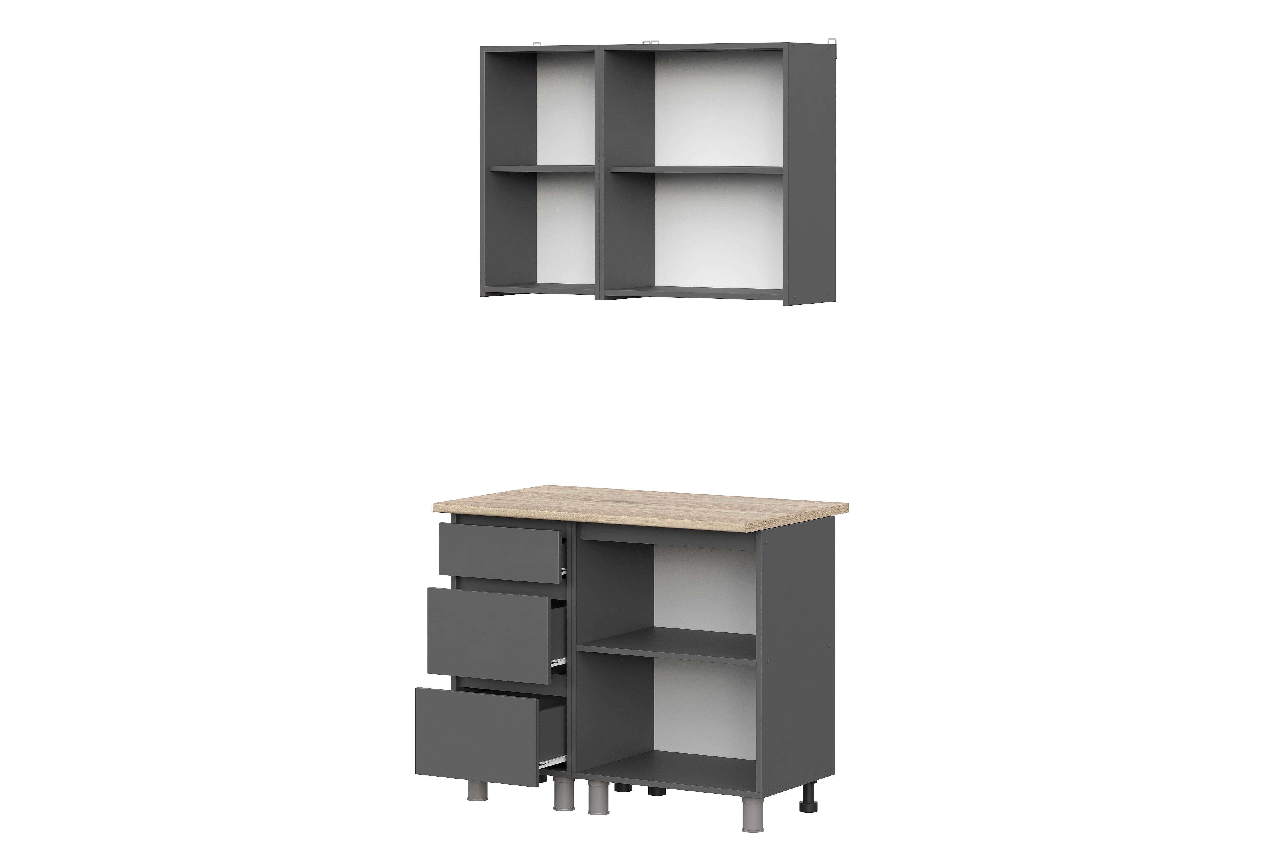 Кухня Денвер (без столешницы). Композиция 1