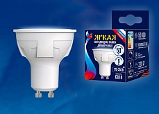 Лампа светодиодная Uniel Яркая Dim GU10 6Вт 4000K UL-00003988 Лампа светодиодная Uniel Яркая Dim GU10 6Вт 4000K UL-00003988