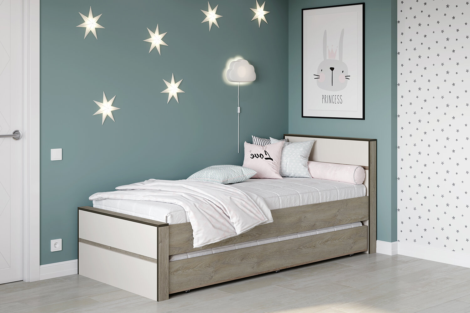 Ящик выкатной к кровати Акита 90х194