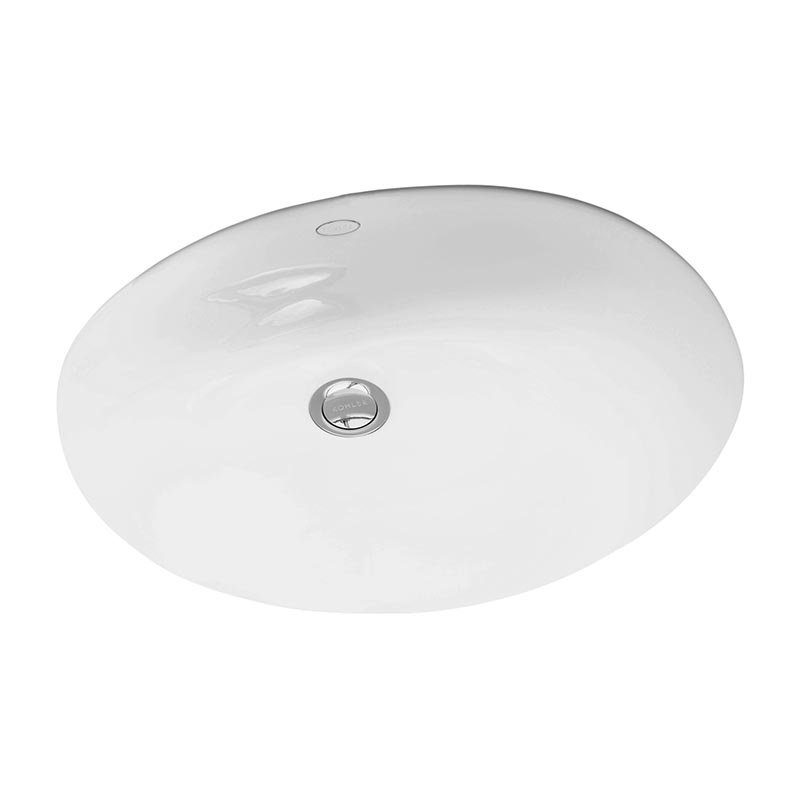 E2211-0 Caxton раковина встраиваемая снизу 55x44 cm, белая с отв перелива